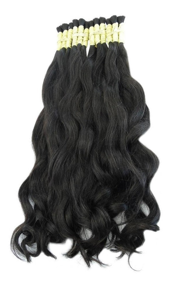 Virgin human hair - Real Brazilian hair - Natural Wavy - 1 kg