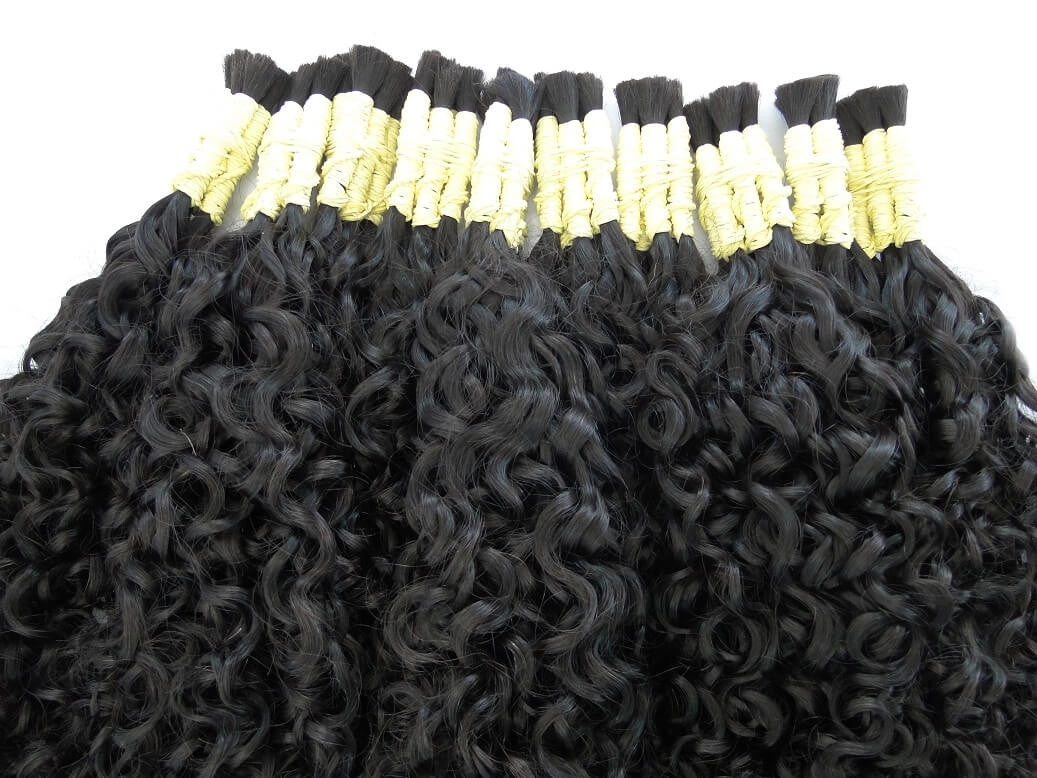 Virgin real Brazilian human hair - origin Rio de janeiro - Natural Curly - 1 kg