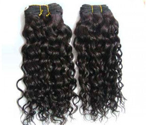WEFT (weaves) Real Brazilian human hair raw - origin from Bahia - Steamed curl - 100 g
