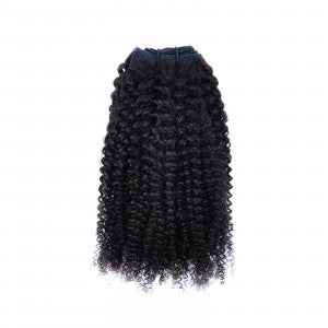 WEFT (weaves) Real Brazilian human hair raw - origin from Bahia - Steamed curl - 100 g