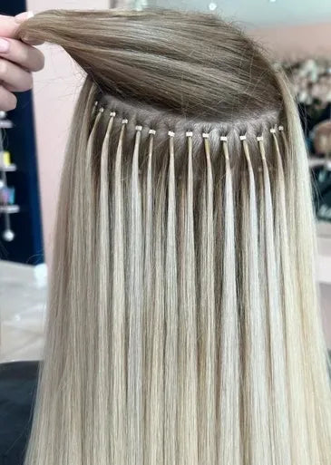 Micro ring I-Tip hair extensions - Service + hair included