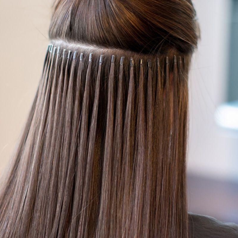 Micro ring I-Tip hair extensions - Service + hair included