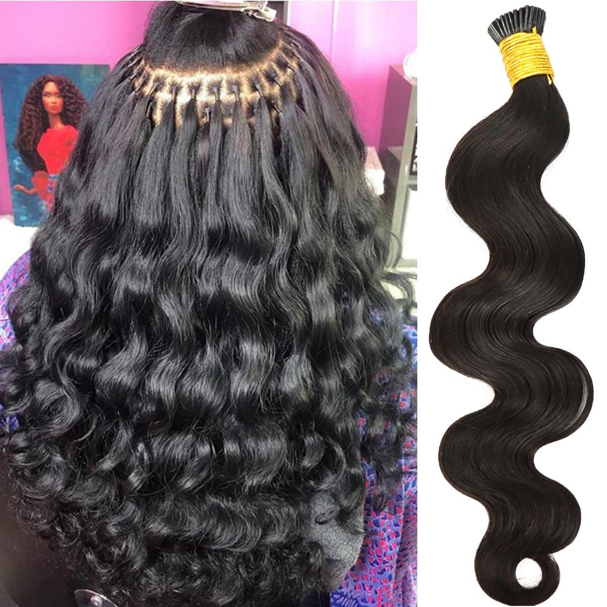 Brazilian knot technic strand by strand - service +hair included