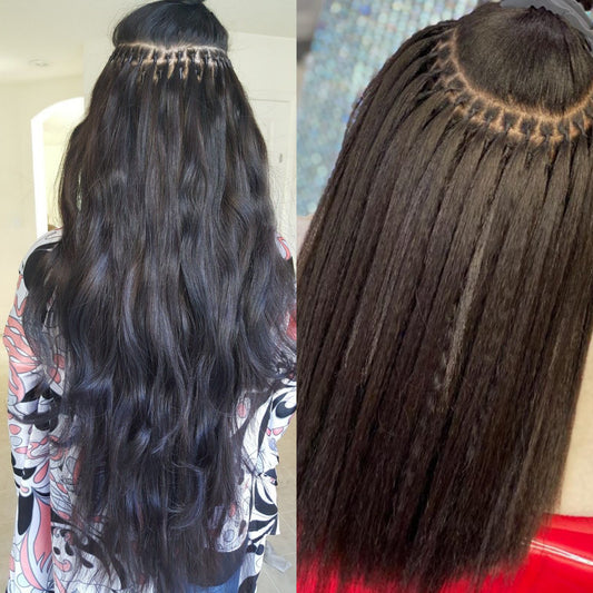 Brazilian knot technic strand by strand - service +hair included