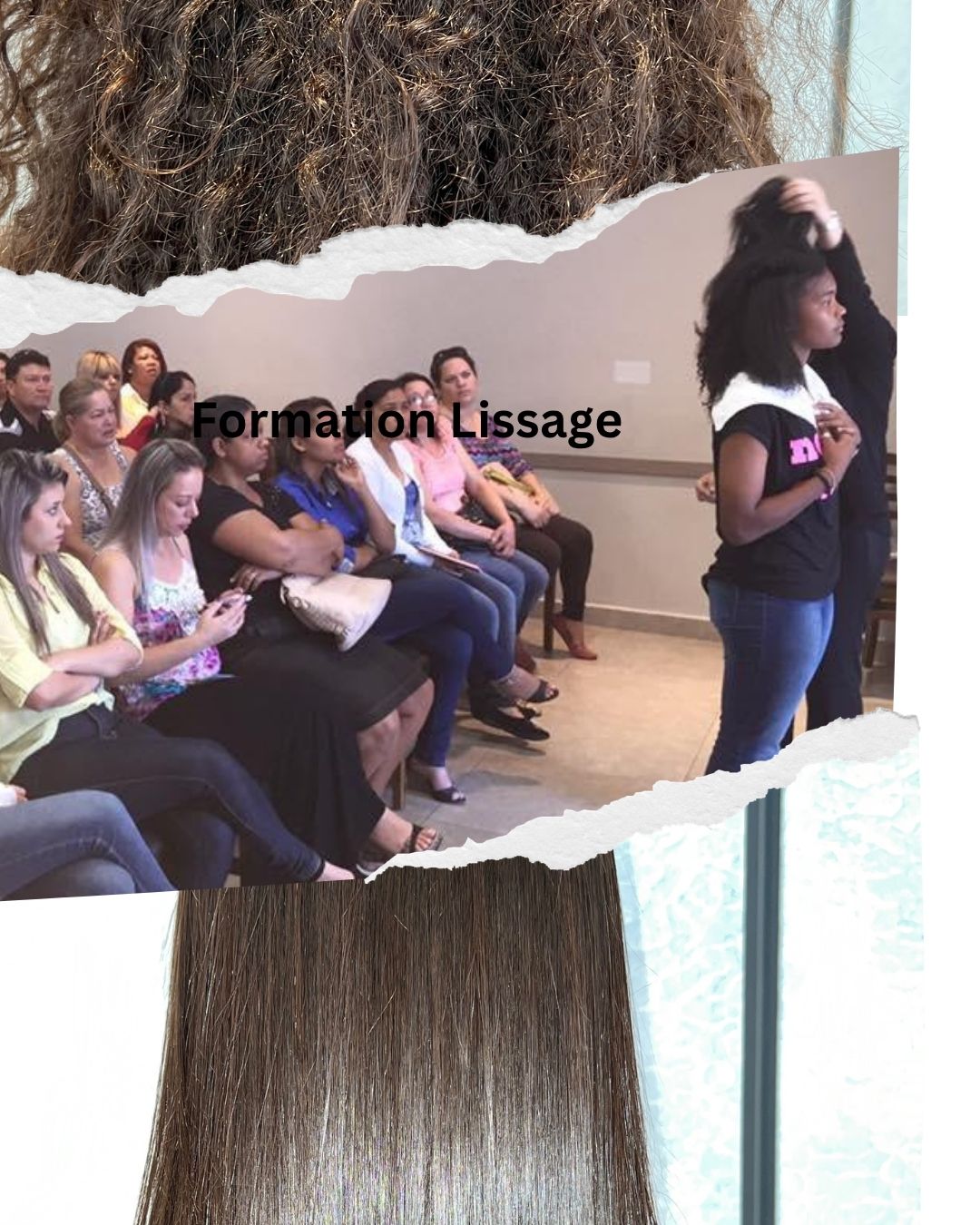 Training class for Hair extensions technique