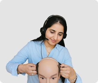Caucasian Hair prothesis or hair pieces - self making