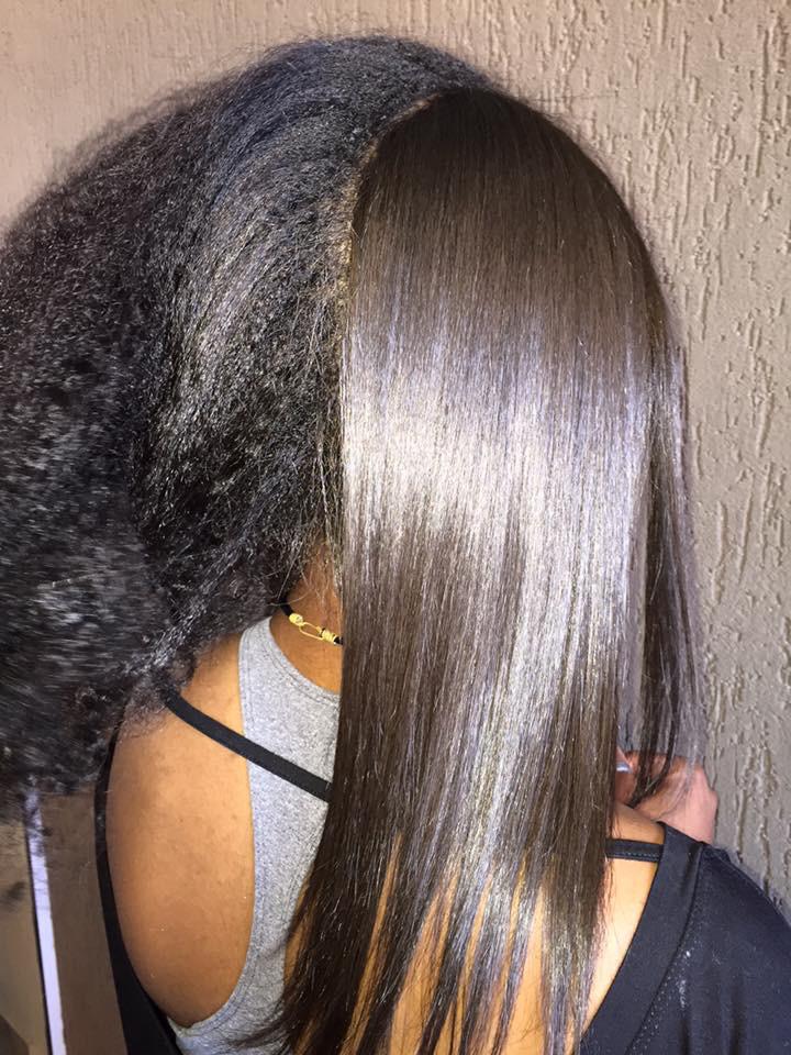 Brazilian straightening treatment - Flawless straightening; silky, tamed hair.