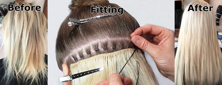 Micro ring hair weaving (Hair extension not included)
