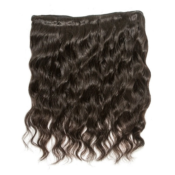 Weft (weave) real Brazilian human hair raw - Sao Paulo Origin - Natural wavy - 100 g