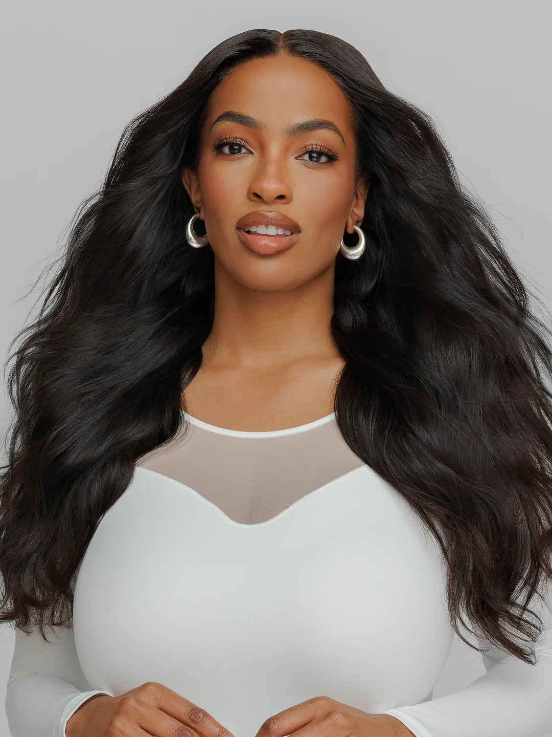 Weft (weave) real Brazilian human hair raw - Sao Paulo Origin - Natural wavy - 100 g