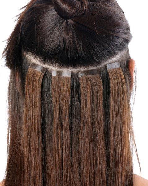 Tape hair extensions /adhesive - Service + hair included
