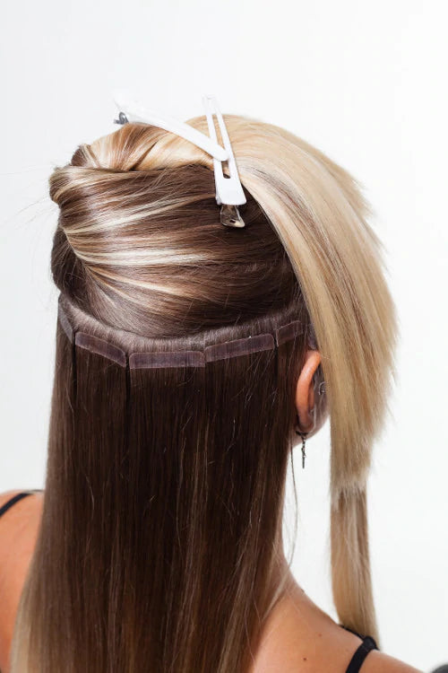 Tape hair extensions /adhesive - Service + hair included