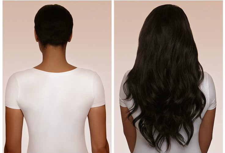 Brazilian knot technic strand by strand - service +hair included