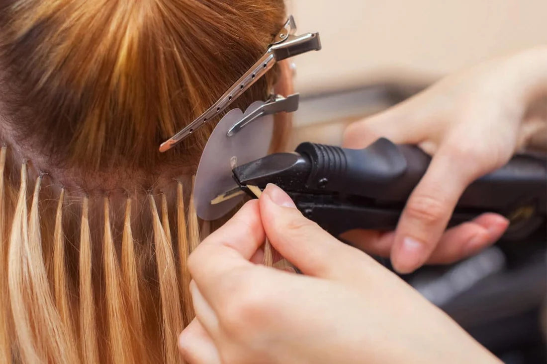 keratin hair extensions - Service + pre-bonded hair included