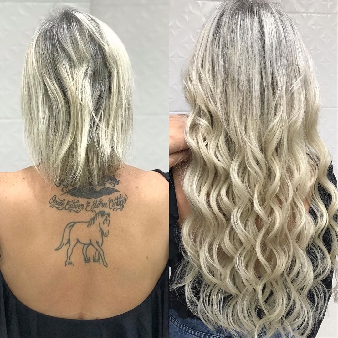 keratin hair extensions - Service + pre-bonded hair included