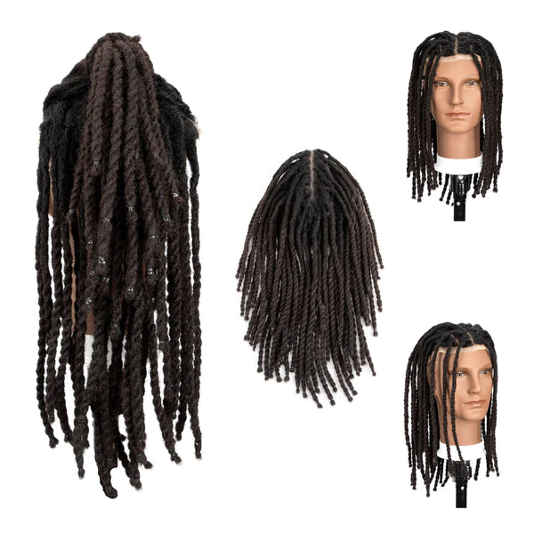Afro Hair prothesis or hair pieces making