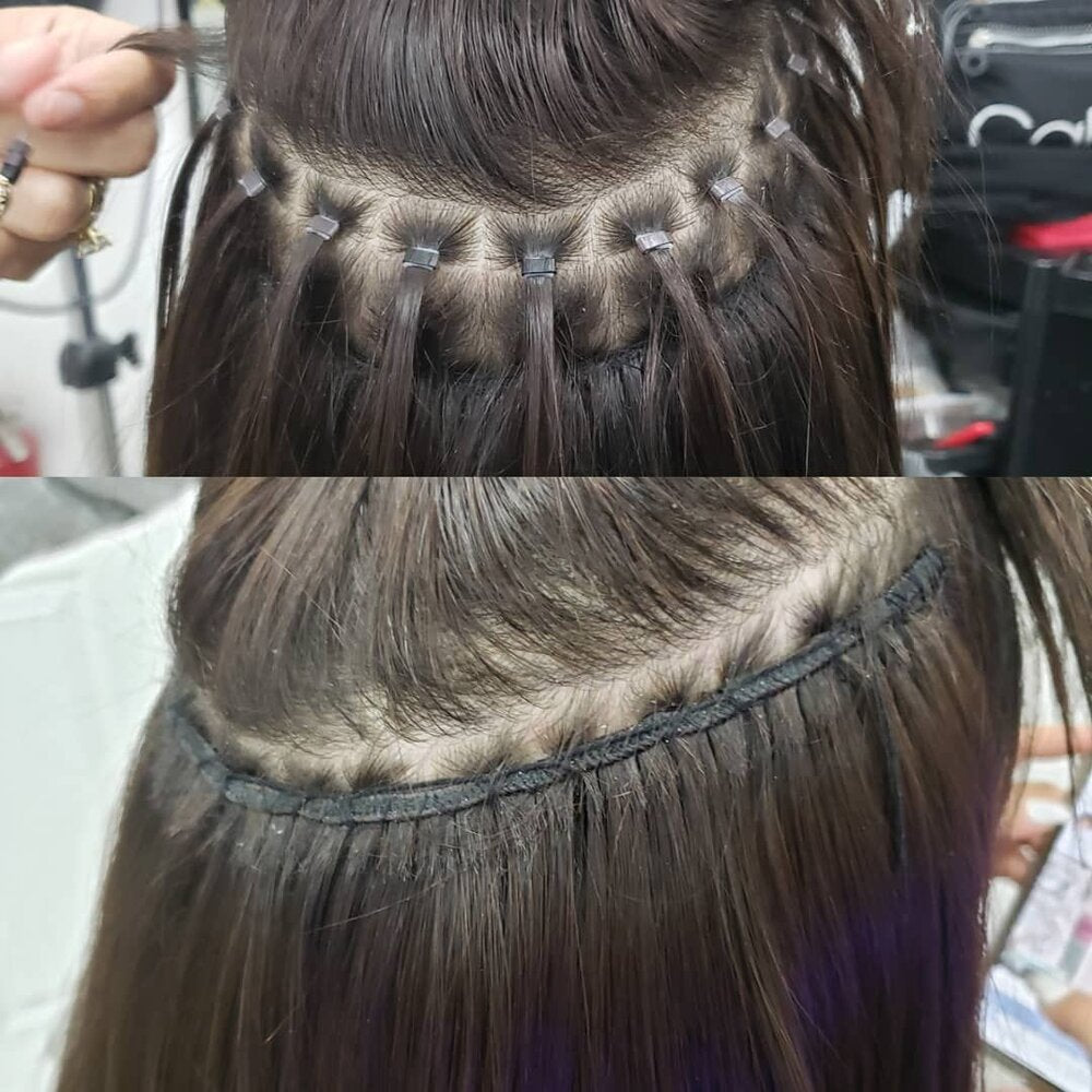 Micro ring hair weaving (Hair extension not included)