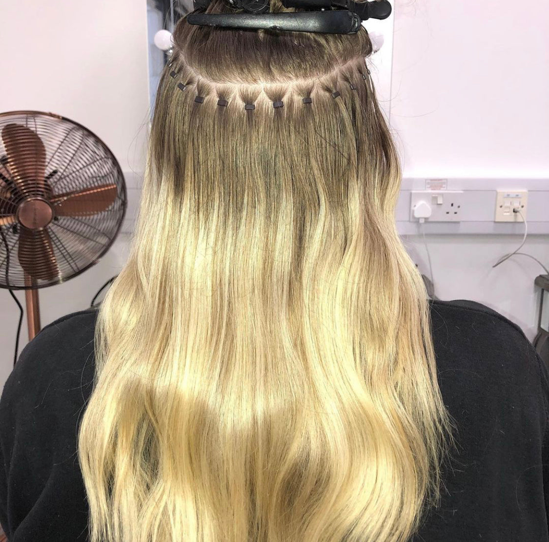 Micro ring hair weaving (Hair extension not included)