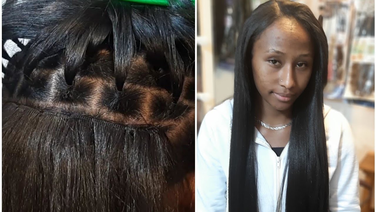 Braidless Brazilian knot weaving weft