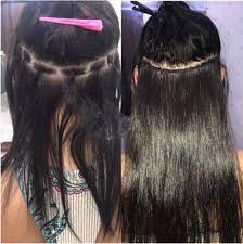 Braidless Brazilian knot weaving weft